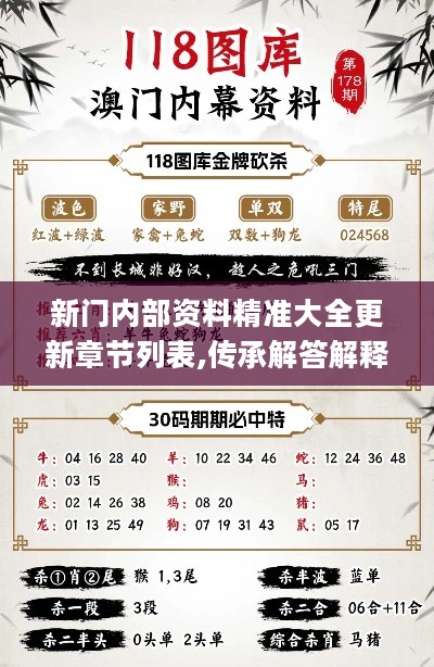 新門內(nèi)部資料精準大全更新功能介紹